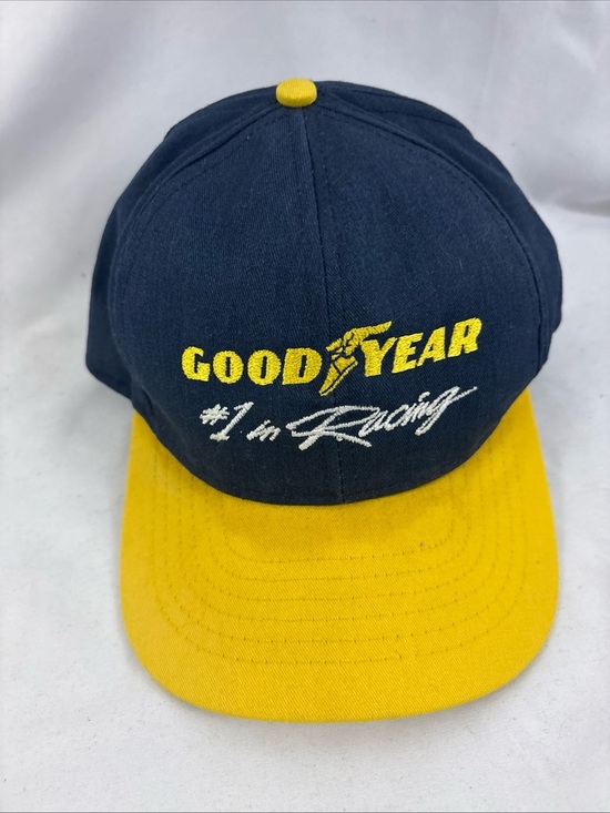 Other - Vintage Goodyear Racing SnapBack Hat Tires Cap